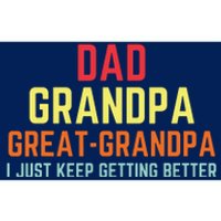 Retro Dad Grandpa Great Grandpa Bumper Sticker