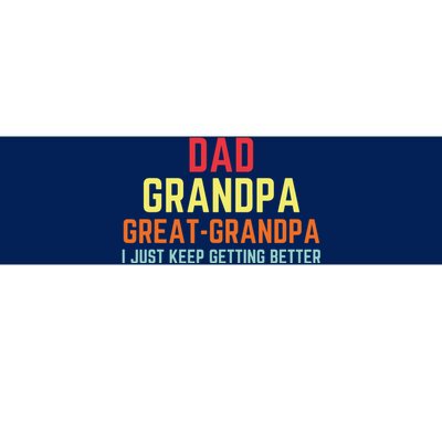 Retro Dad Grandpa Great Grandpa Bumper Sticker