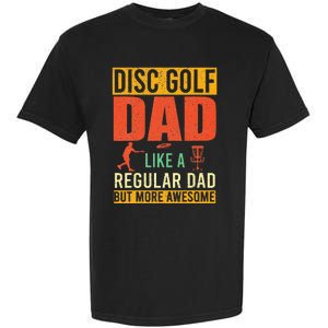 Retro Disc Golf Dad Funny Saying Disc Golfing Fathers Day Garment-Dyed Heavyweight T-Shirt