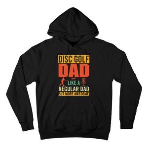 Retro Disc Golf Dad Funny Saying Disc Golfing Fathers Day Hoodie