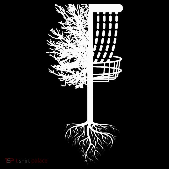 Retro Disc Golf Basket Tree Frisbee Golf Matching Cooling Performance Long Sleeve Crew