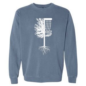 Retro Disc Golf Basket Tree Frisbee Golf Matching Garment-Dyed Sweatshirt