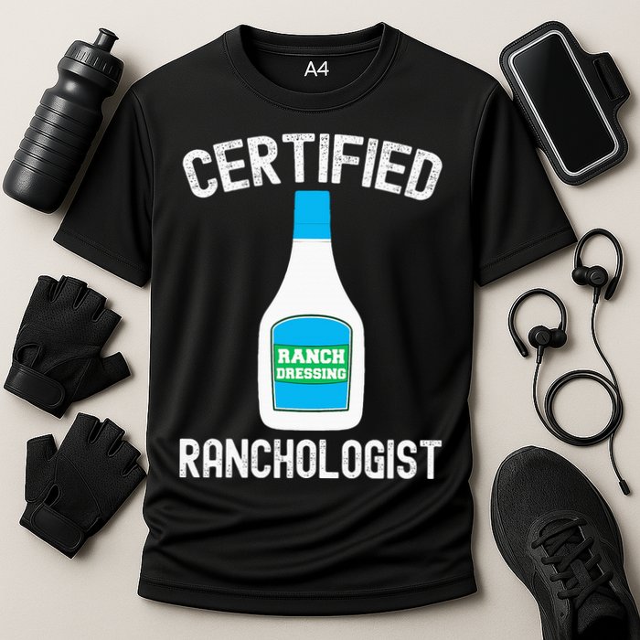 Ranch Dressing Gift Funny Ranch Dressing Sauce Humor Cooling Performance Crew T-Shirt