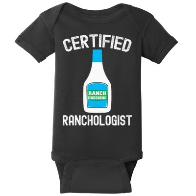 Ranch Dressing Gift Funny Ranch Dressing Sauce Humor Baby Bodysuit