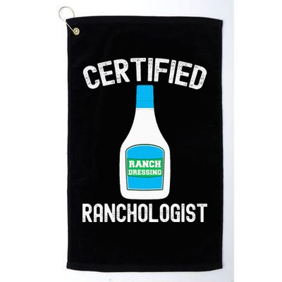 Ranch Dressing Gift Funny Ranch Dressing Sauce Humor Golf Towel