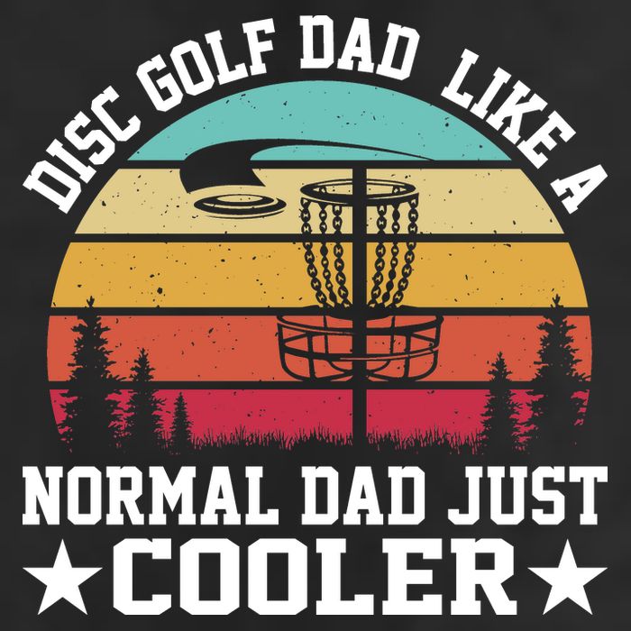 Retro Disc Golf Dad Like Normal Dad Just Cooler Frisbee Cool Comfort Performance Bucket Hat