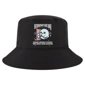 Reformation Day Ghost Halloween Spooky Season Baptist Cool Comfort Performance Bucket Hat