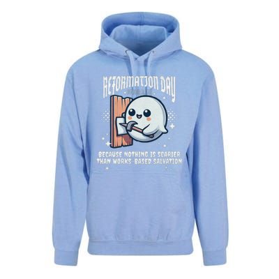 Reformation Day Ghost Halloween Spooky Season Baptist Unisex Surf Hoodie