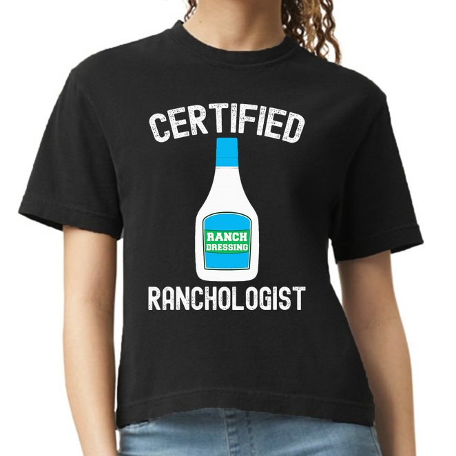 Ranch Dressing Gift Funny Ranch Dressing Sauce Humor Comfort Colors Boxy T-Shirt