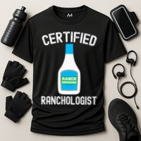 Ranch Dressing Gift Funny Ranch Dressing Sauce Humor Cooling Performance Crew T-Shirt