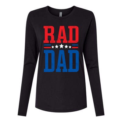 Rad Dad Gift Rad Dad FatherS Day Gift Womens Cotton Relaxed Long Sleeve T-Shirt