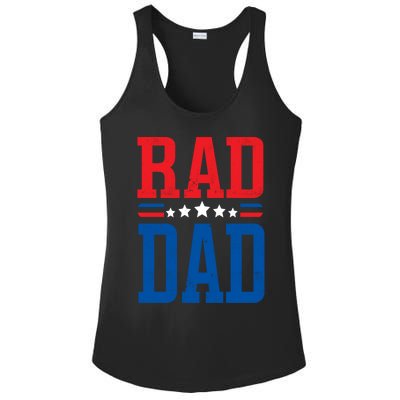 Rad Dad Gift Rad Dad FatherS Day Gift Ladies PosiCharge Competitor Racerback Tank