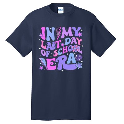 Retro Disco Groovy Hello Summer In My Last Day Of School Era Tall T-Shirt