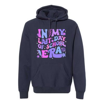 Retro Disco Groovy Hello Summer In My Last Day Of School Era Premium Hoodie