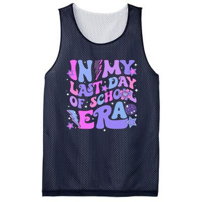 Retro Disco Groovy Hello Summer In My Last Day Of School Era Mesh Reversible Basketball Jersey Tank