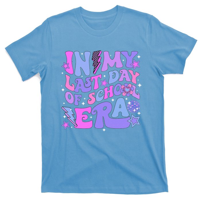 Retro Disco Groovy Hello Summer In My Last Day Of School Era T-Shirt