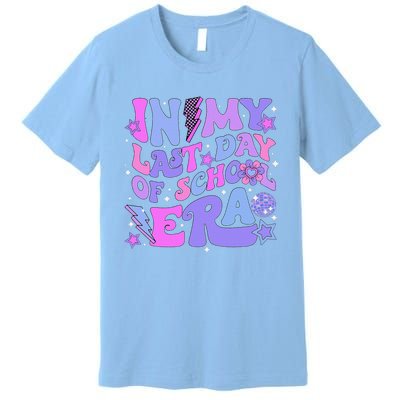 Retro Disco Groovy Hello Summer In My Last Day Of School Era Premium T-Shirt