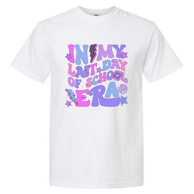 Retro Disco Groovy Hello Summer In My Last Day Of School Era Garment-Dyed Heavyweight T-Shirt