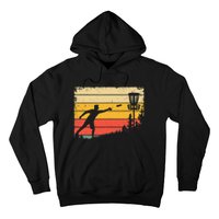 Retro Disc Golf Funny Hit Trees and Curse Disc Golf Hoodie