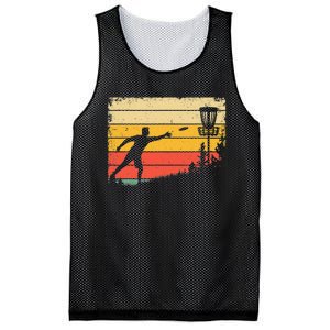 Retro Disc Golf Funny Hit Trees and Curse Disc Golf Mesh Reversible Basketball Jersey Tank