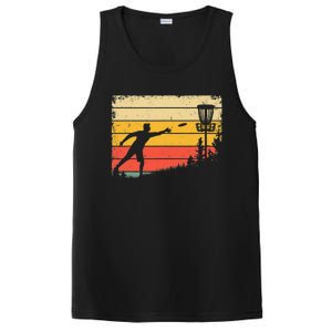 Retro Disc Golf Funny Hit Trees and Curse Disc Golf PosiCharge Competitor Tank