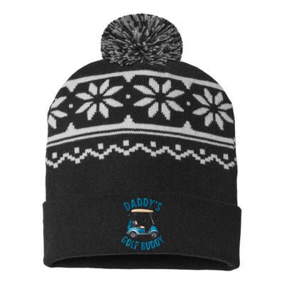 Retro Daddys Golf Buddy USA-Made Snowflake Beanie