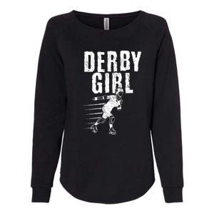 Roller Derby Girl Funny For Girl Who Dont Play Nice Womens California Wash Sweatshirt