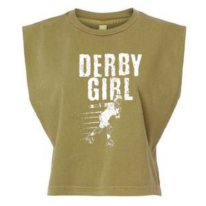 Roller Derby Girl Funny For Girl Who Dont Play Nice Garment-Dyed Women's Muscle Tee