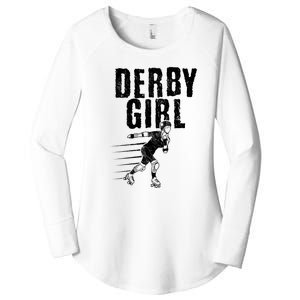 Roller Derby Girl Funny For Girl Who Dont Play Nice Women's Perfect Tri Tunic Long Sleeve Shirt