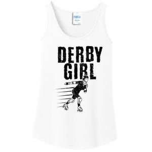 Roller Derby Girl Funny For Girl Who Dont Play Nice Ladies Essential Tank