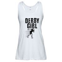 Roller Derby Girl Funny For Girl Who Dont Play Nice Ladies Essential Flowy Tank