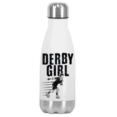 Roller Derby Girl Funny For Girl Who Dont Play Nice Stainless Steel Insulated Water Bottle