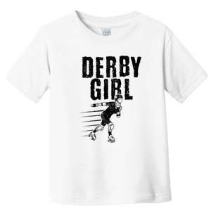 Roller Derby Girl Funny For Girl Who Dont Play Nice Toddler T-Shirt