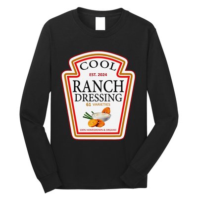 Ranch Dressing Group Condiment Family Matching Halloween Long Sleeve Shirt