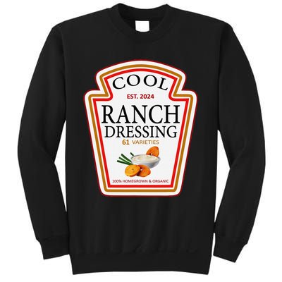 Ranch Dressing Group Condiment Family Matching Halloween Sweatshirt