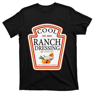 Ranch Dressing Group Condiment Family Matching Halloween T-Shirt