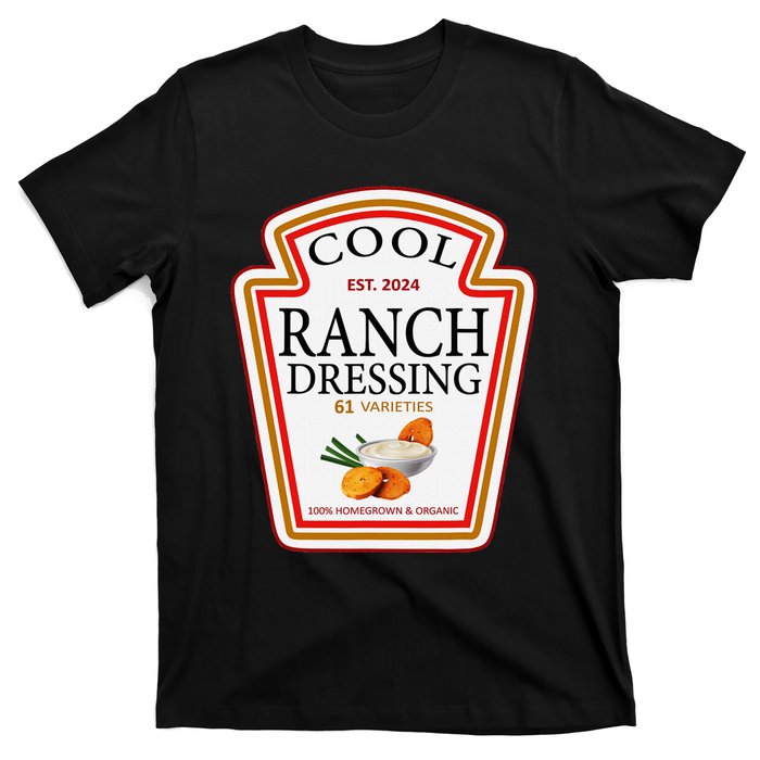 Ranch Dressing Group Condiment Family Matching Halloween T-Shirt