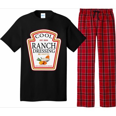 Ranch Dressing Group Condiment Family Matching Halloween Pajama Set