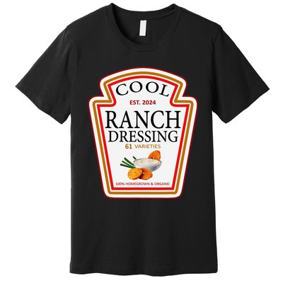 Ranch Dressing Group Condiment Family Matching Halloween Premium T-Shirt