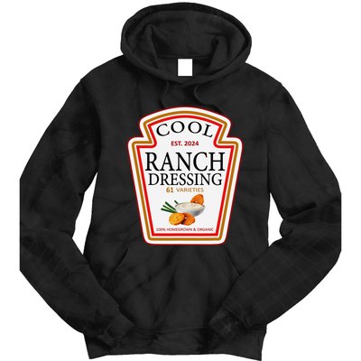 Ranch Dressing Group Condiment Family Matching Halloween Tie Dye Hoodie