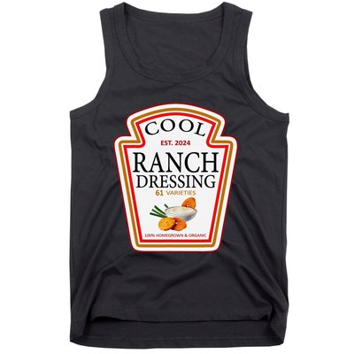 Ranch Dressing Group Condiment Family Matching Halloween Tank Top