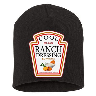 Ranch Dressing Group Condiment Family Matching Halloween Short Acrylic Beanie