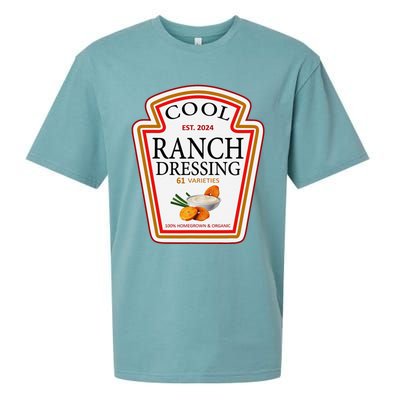 Ranch Dressing Group Condiment Family Matching Halloween Sueded Cloud Jersey T-Shirt