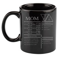 Roleplaying Dice Gamer Dragon Mom Stat Skills Wielding 11oz C Handle Ceramic Mug