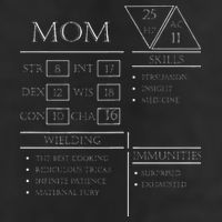 Roleplaying Dice Gamer Dragon Mom Stat Skills Wielding 25L Jumbo Tote
