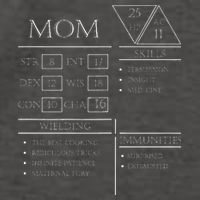 Roleplaying Dice Gamer Dragon Mom Stat Skills Wielding Vector Backpack