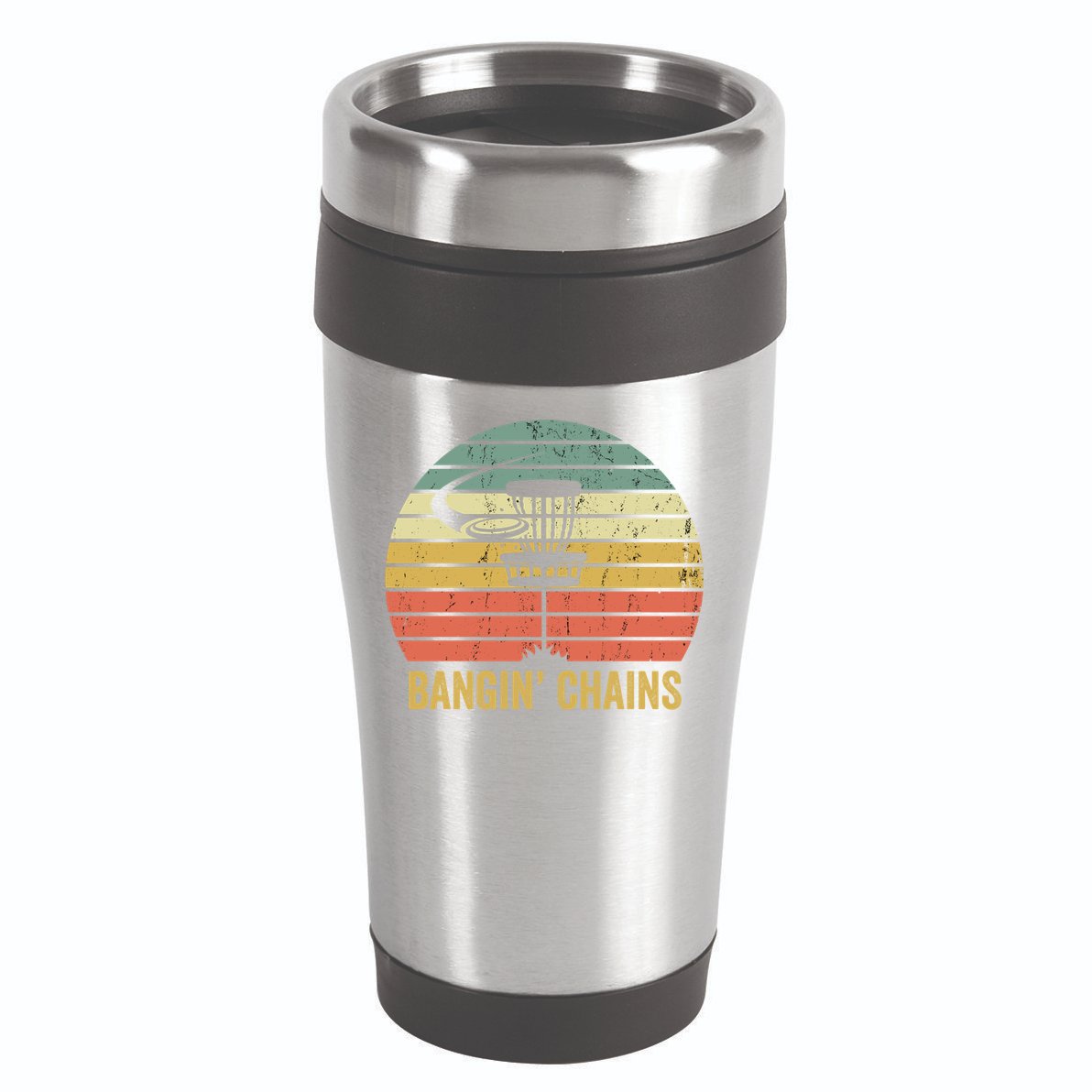 Retro Disc Golf Funny Frisbee Golf Vintage Disc Sport Gift 16oz Travel Tumbler