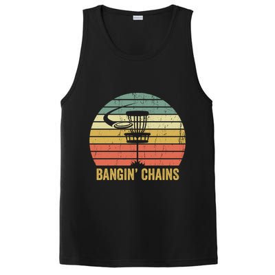 Retro Disc Golf Funny Frisbee Golf Vintage Disc Sport Gift PosiCharge Competitor Tank