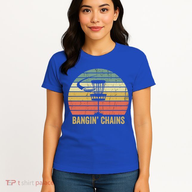 Retro Disc Golf Funny Frisbee Golf Vintage Disc Sport Gift Womens T-Shirt