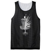 Retro Disc Golf Stupid Tree Funny Frisbee Golf Gift Mesh Reversible Basketball Jersey Tank